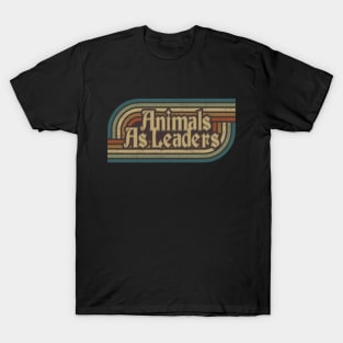 Animals As Leaders Vintage Stripes T-Shirt